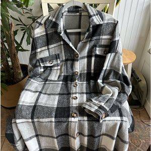 Womens flannel jacket